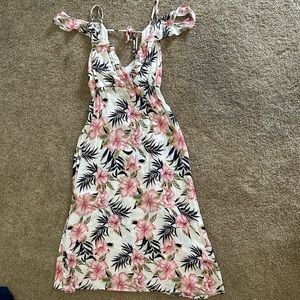 PatPat Midi Sundress Pink Floral